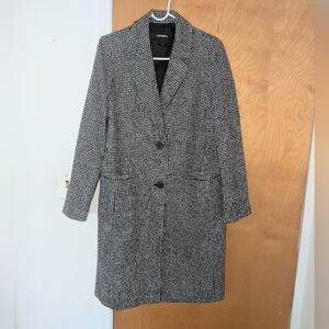 Express Women's Two Button Car Coat S